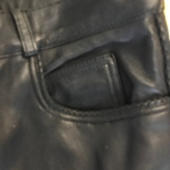 NWT Lined Leather Pants - Picture 6 of 7
